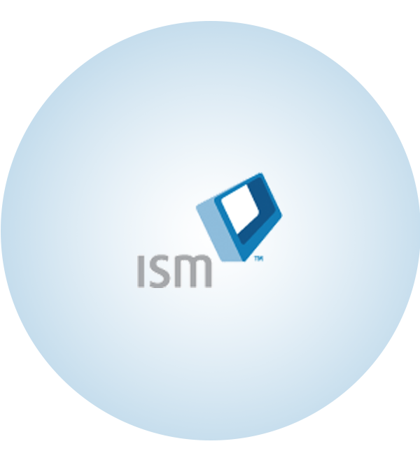 ISM Fantasy games logo in a circle